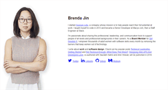Desktop Screenshot of brendajin.com