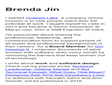 Tablet Screenshot of brendajin.com